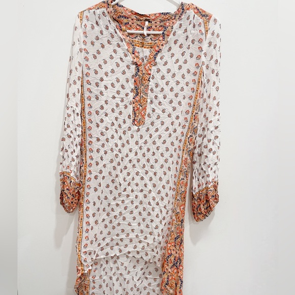 FREE PEOPLE - Boho Mini Dress - Picture 2 of 3